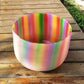 8 inch coloured crystal singing bowl, view 16