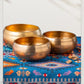Traditional brass singing bowl, view 6