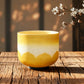 8 inch coloured crystal singing bowl, view 9
