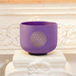 8 inch coloured crystal singing bowl, view 18